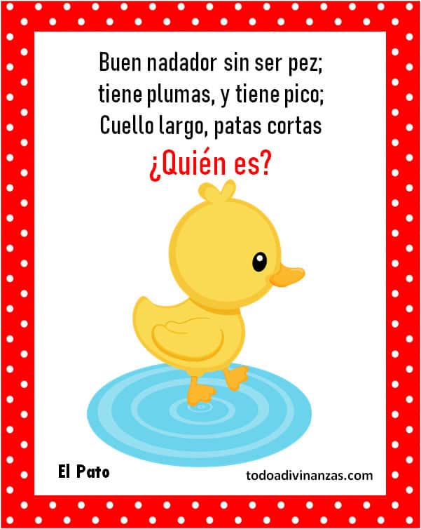 Adivinanzas de Patos