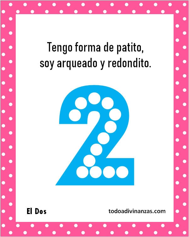adivinanzas de numeros para niños