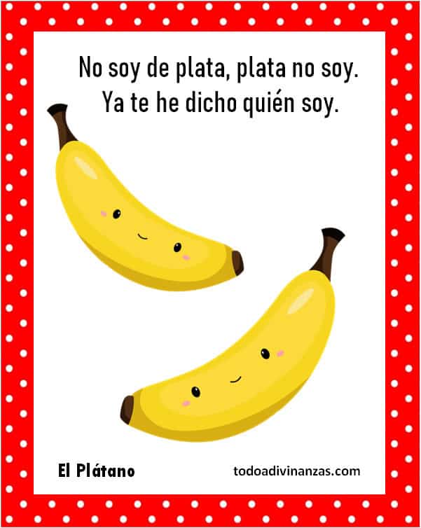 Adivinanzas de Banana