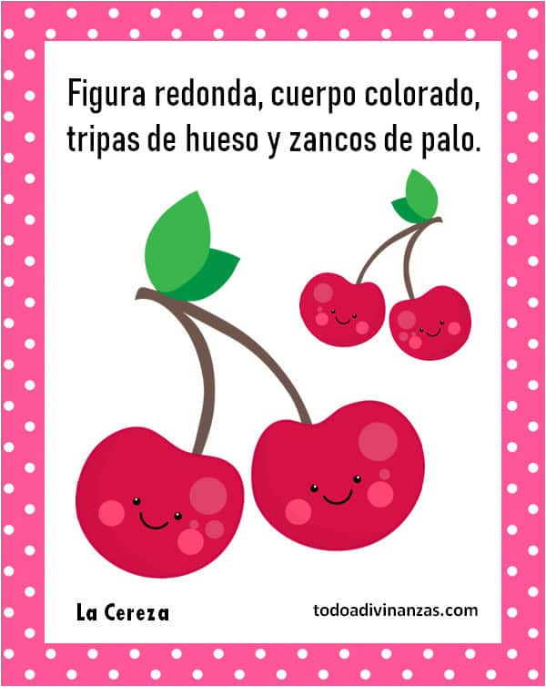 Adivinanzas de frutas